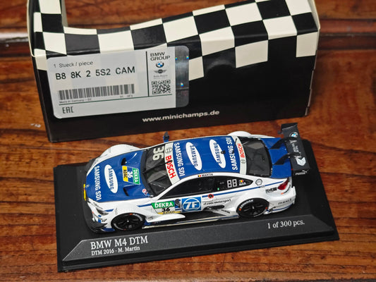 MINICHAMPS 1/43 BMW M4 DTM (F82) RBM 36# Modelo de coche