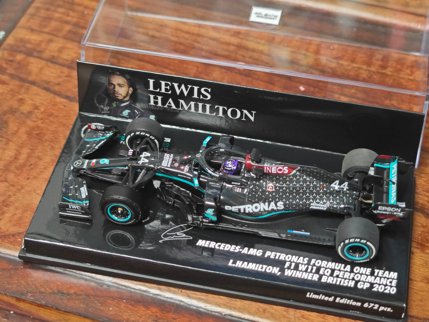 MINICHAMPS 1/43 Mercedes-AMG F1 W11 EQ Performance L.HAMILTON Gran Bretaña GP 2020 Modelo de coche