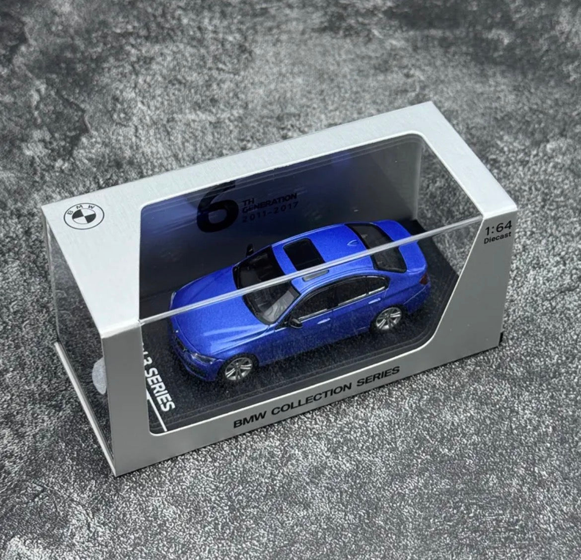 BMW 1/64 50 años Serie 3 Generación Modelo de coche fundido a presión