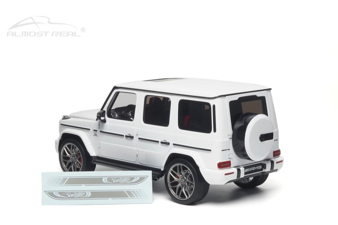 Mercedes-Benz G 63 2019, modelo de coche fundido a presión, escala 1/18, AlmostReal