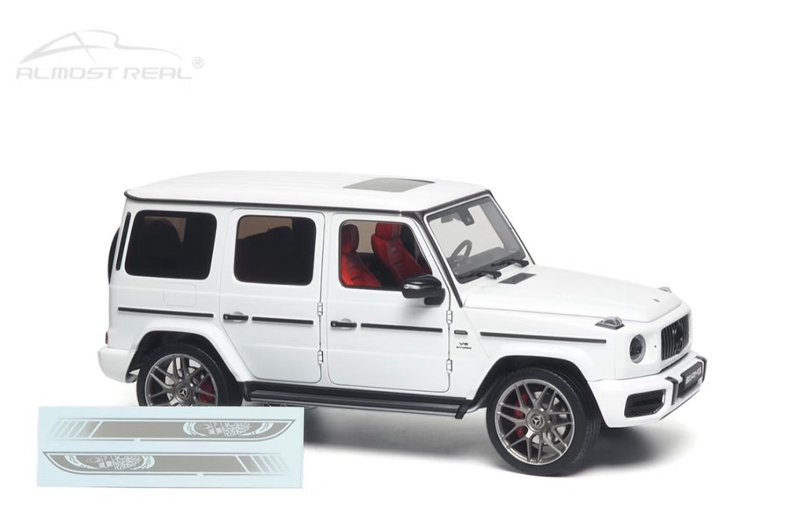Mercedes-Benz G 63 2019, modelo de coche fundido a presión, escala 1/18, AlmostReal