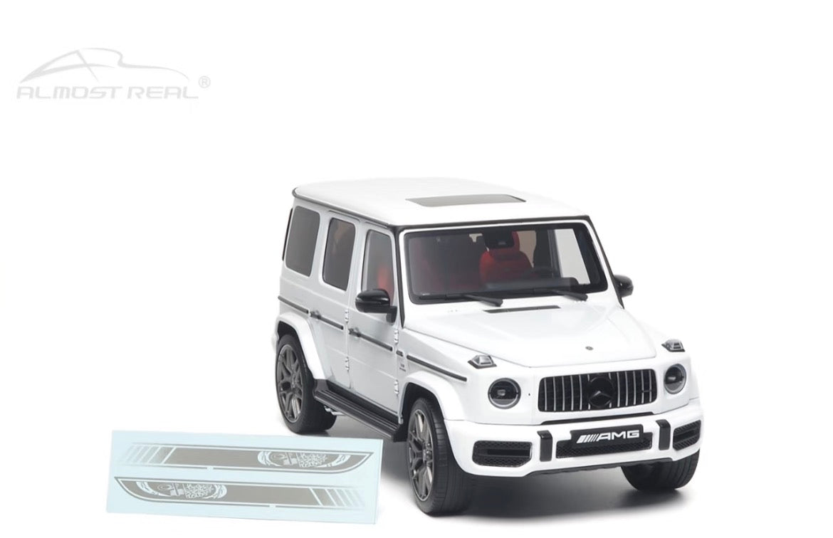 Mercedes-Benz G 63 2019, modelo de coche fundido a presión, escala 1/18, AlmostReal