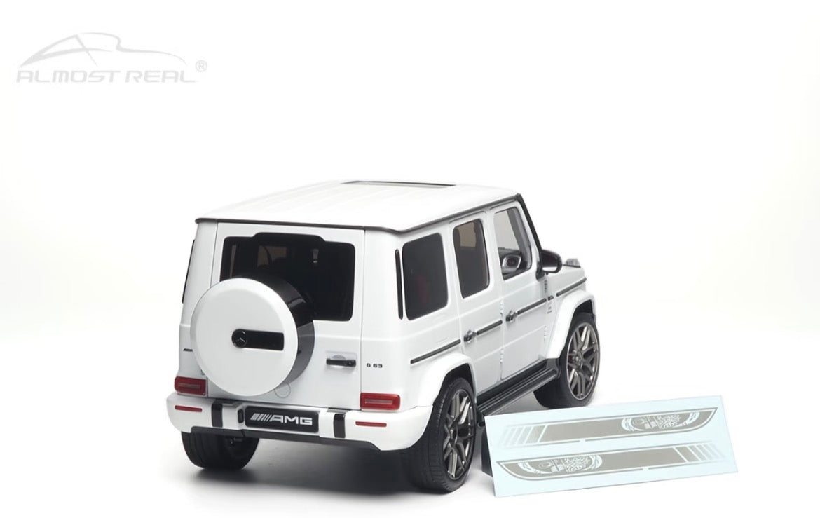 Mercedes-Benz G 63 2019, modelo de coche fundido a presión, escala 1/18, AlmostReal