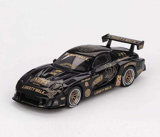 (Précommande) MINIGT 1/64 #1101 MAZDA RX7 Modèle de voiture moulé sous pression