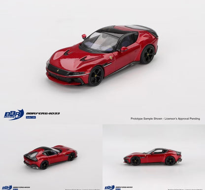 BBR 1/64 Ferrari 12 Cilindri Rosso Diecast Model Car