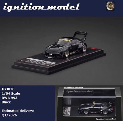 IG 1/64 Porsche RWB 993 Diecast Model Car