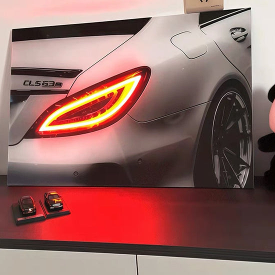 CLS Taillight Decor with Demonic Eye Pattern hanging painting